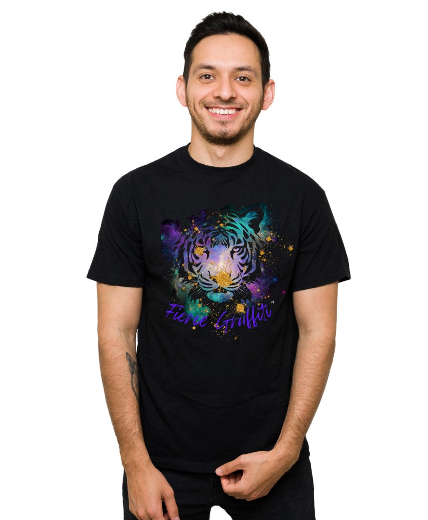 Fierce Graffiti Tiger Design T-shirt