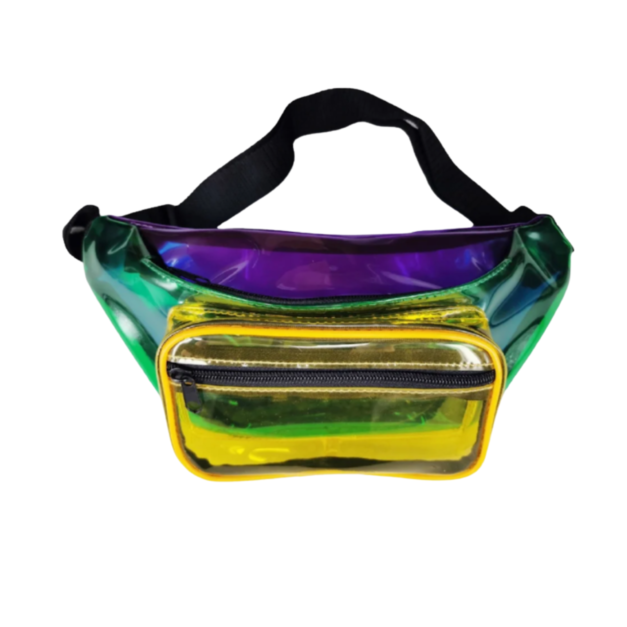 Clear Mardi Gras Fanny Pack
