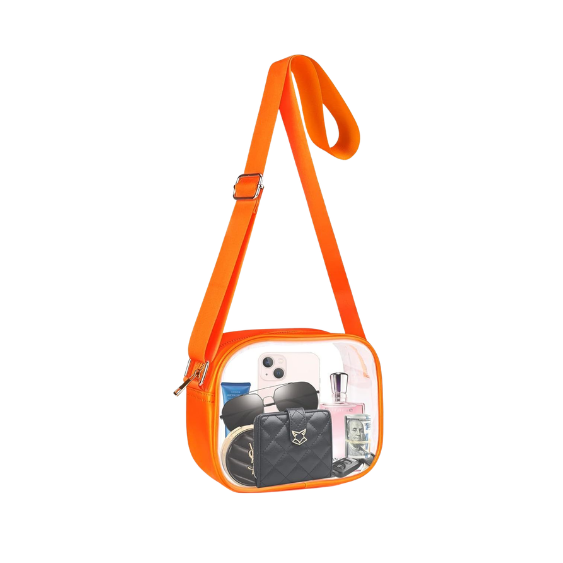 Clear Crossbody Stadium Bag Concert Approved.