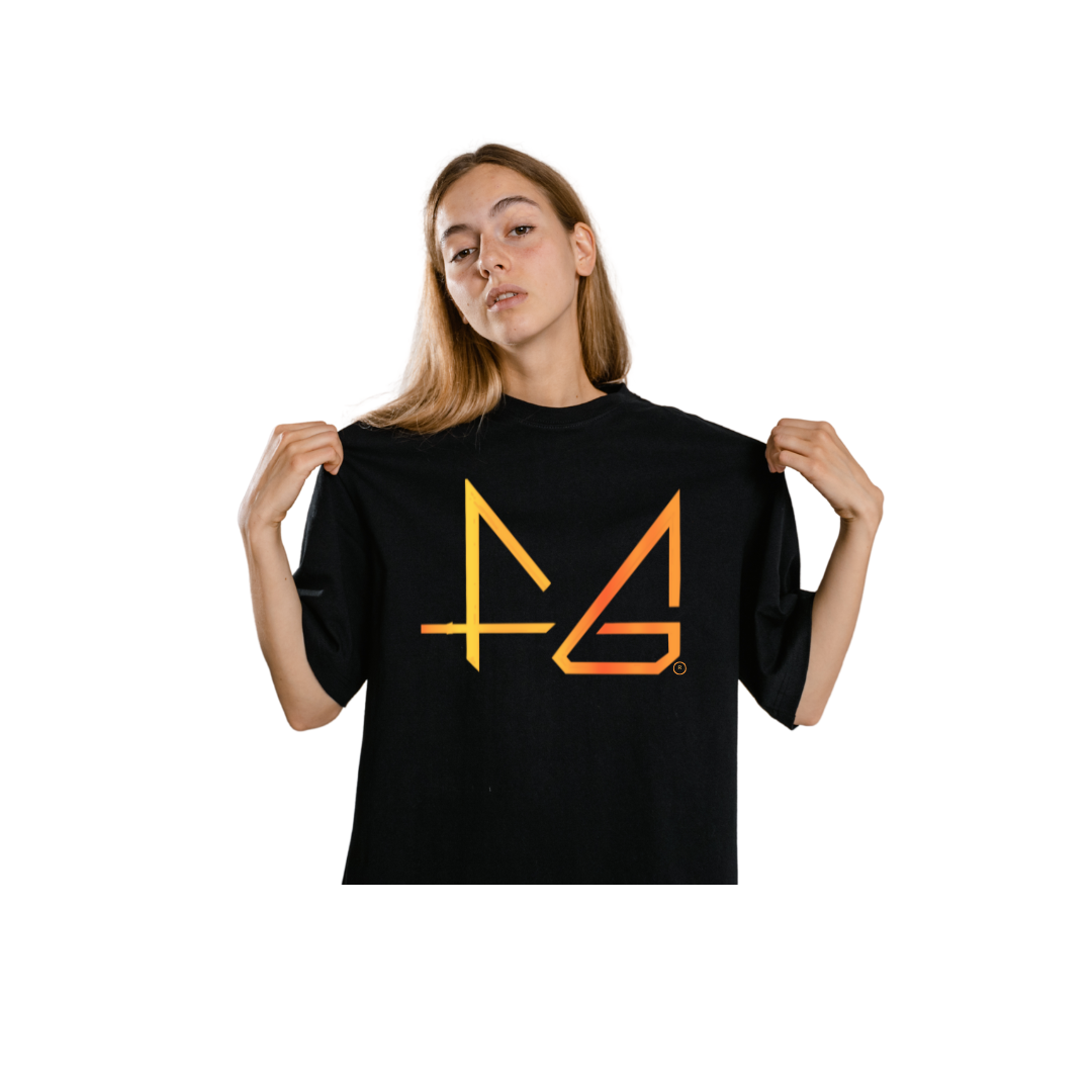 FG Orange-Yellow Design T-shirt