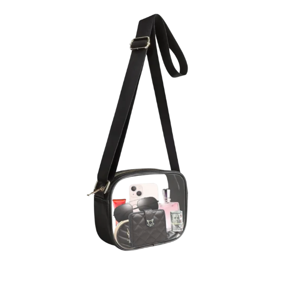 Clear Crossbody Stadium Bag Concert Approved.