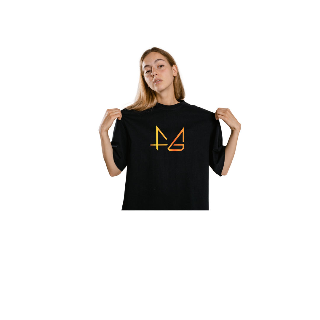 FG Orange-Yellow Design T-shirt