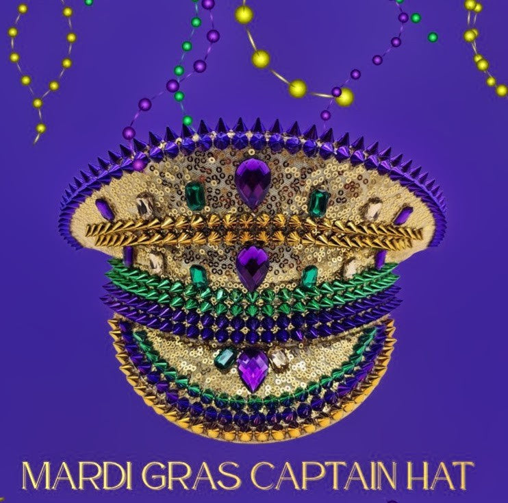 Carnival Captain Hat (Pre-order sale) This Item will be available by February 5, 2026.