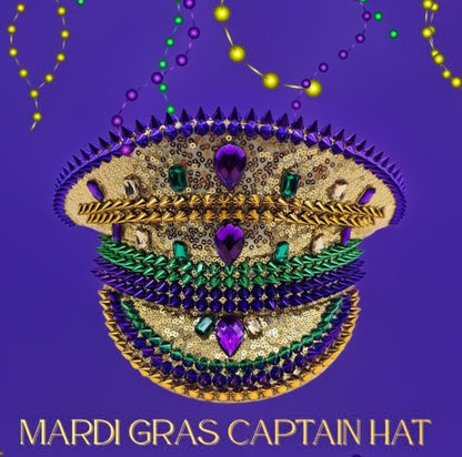 Carnival Captain Hat (Pre-order sale) This Item will be available by February 5, 2026.