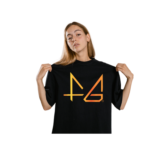 FG Orange-Yellow Design T-shirt